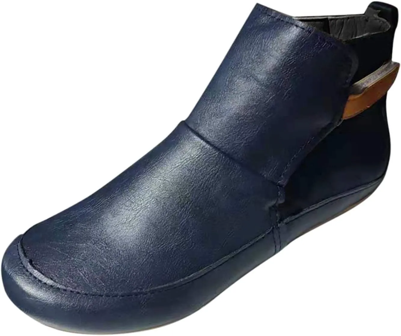 2024 Heel Ankle Boot Leather Ankle Booties Wide Width Ankle Boots for Women Medium Heel Womens Boots Ankle Wide Comfort Ankle Boots for Women Womens Leather Ankle Boots Size 8