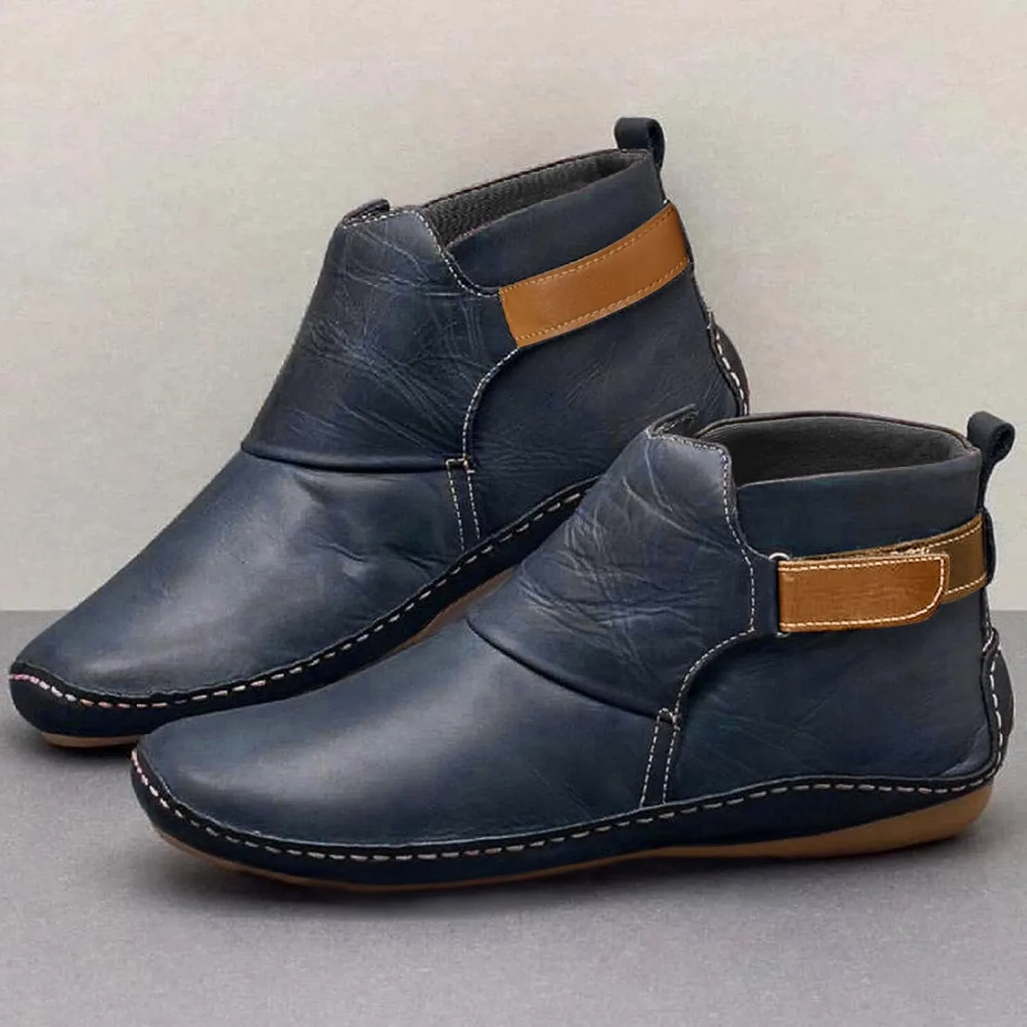 2024 Heel Ankle Boot Leather Ankle Booties Wide Width Ankle Boots for Women Medium Heel Womens Boots Ankle Wide Comfort Ankle Boots for Women Womens Leather Ankle Boots Size 8