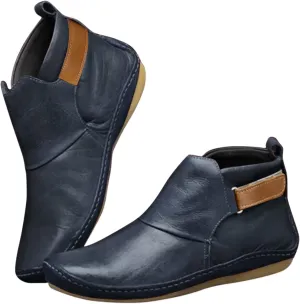 2024 Heel Ankle Boot Leather Ankle Booties Wide Width Ankle Boots for Women Medium Heel Womens Boots Ankle Wide Comfort Ankle Boots for Women Womens Leather Ankle Boots Size 8