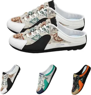 2025 New Mens Slip On Shoes for Spring Summer, Men's Lightweight Breathable Backless Sneakers, Mens Backless Slip on Shoes