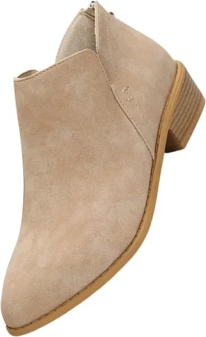 Ankle Platform Boots for Women Womens Leather Ankle Boots Lace Up 2024 Fall Boots Women Comfy Slip-On Leather Ankle Boots Women Boots Ankle Wide Width Leather Ankle Boot Women