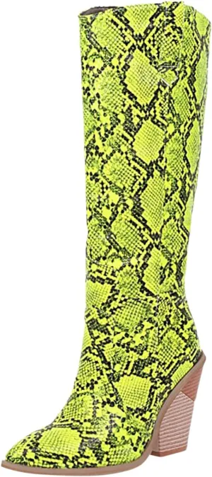Cathalem Cowboy Boots for Women, Low Chunky Pointed Toe Ankle Boots for Women with Full Bling Sparkly Crystals Booties