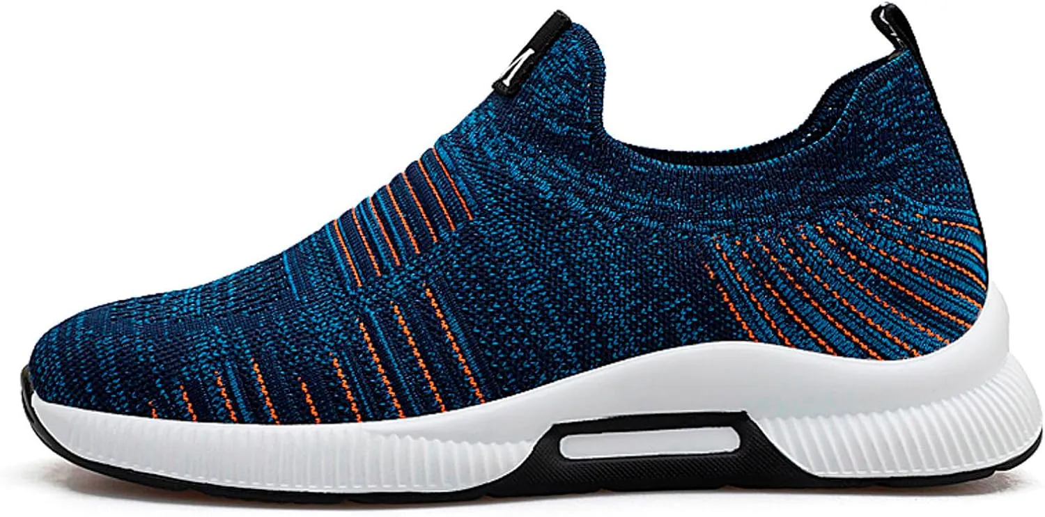 Couple Men's Elevator Shoes Men's Casual Mesh Trainers Lightweight Breathable Lace Up Sports Shoes Mens Fashion Sneaker