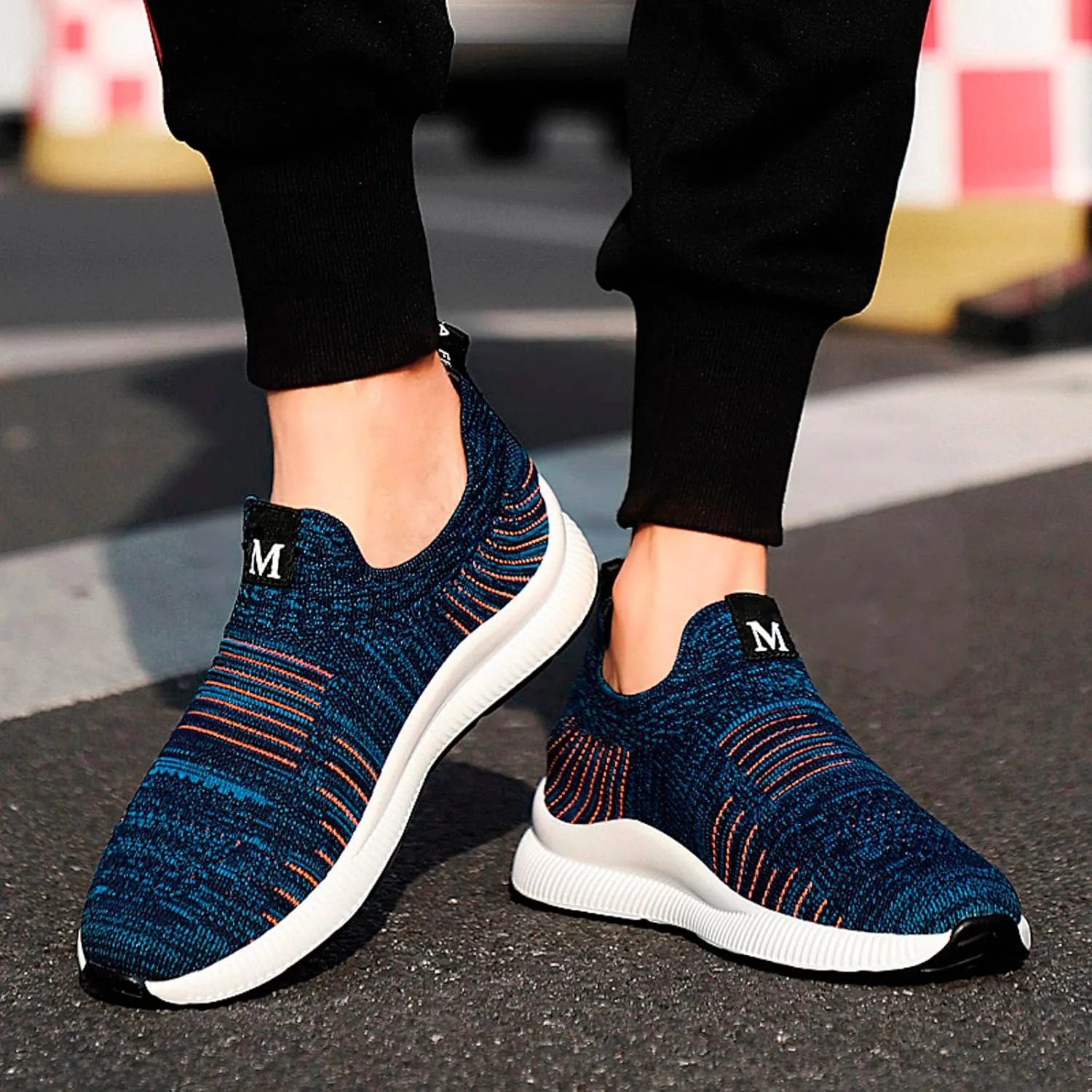 Couple Men's Elevator Shoes Men's Casual Mesh Trainers Lightweight Breathable Lace Up Sports Shoes Mens Fashion Sneaker