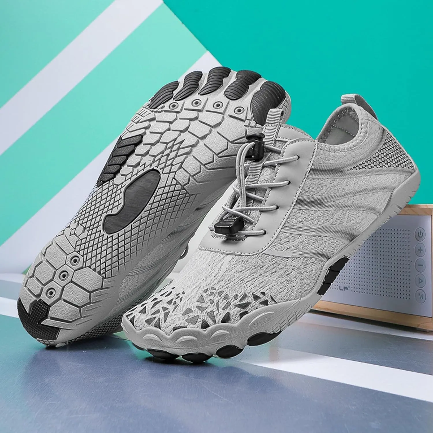 Couples All Seasons Five Finger Water Shoes Swimming Shoes Men and Women Multifunctional Yoga Shoes Barefoot Shoes Women
