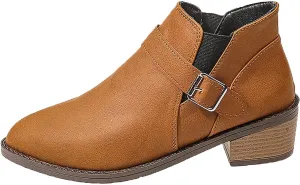 Cute Boots Womens Boots Womens Leather Ankle Boots Wide Width Winter Boots Women'S Ankle Boots Low Heel Lace Up Fashion Booties White Ankle Boots Wide Calf
