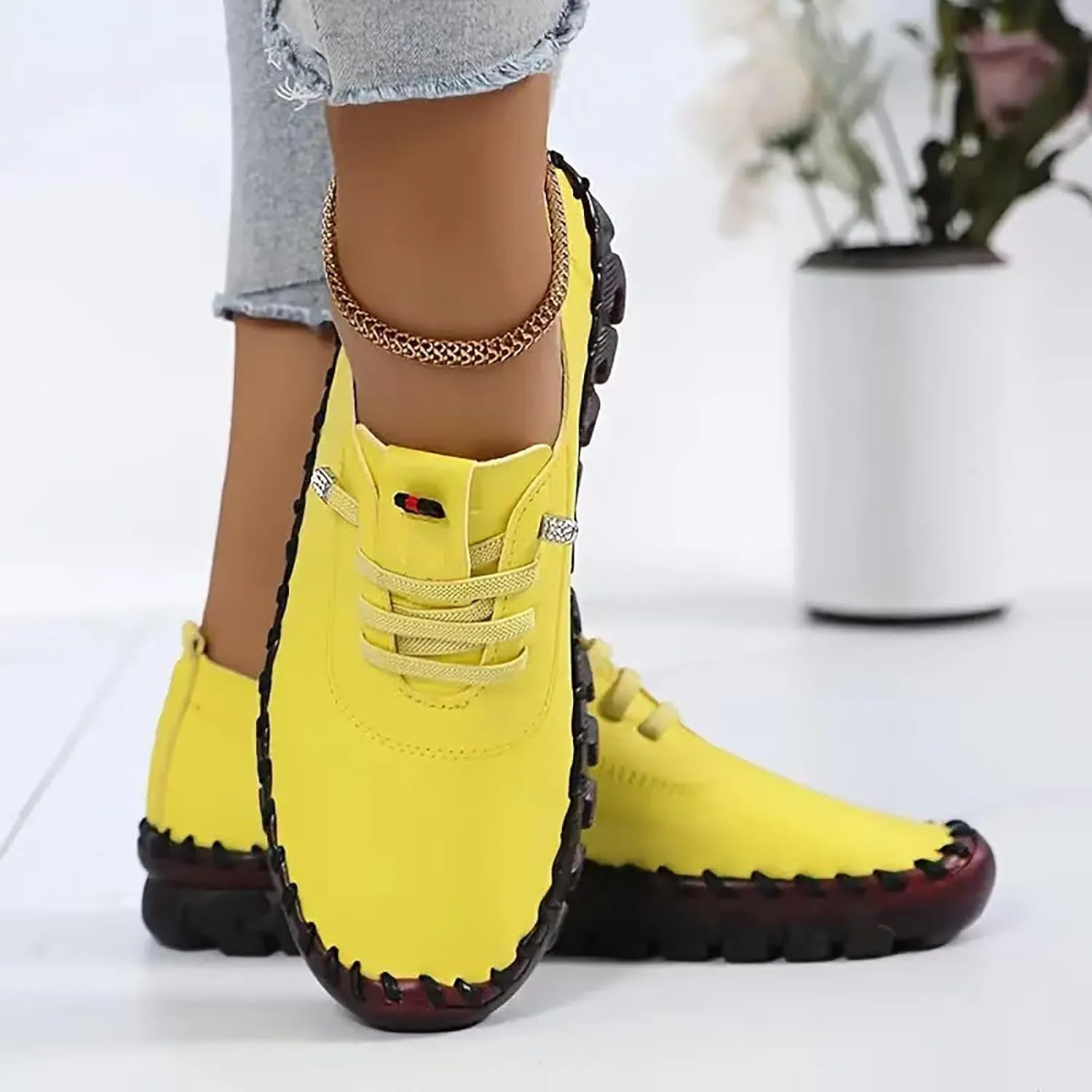 Dress Shoes for Women Loafers for Woman Comfortable & LightweightIndoor and Outdoor Soft Sole Fashion Christmas Shoes Athletic Womens Hiking Shoe
