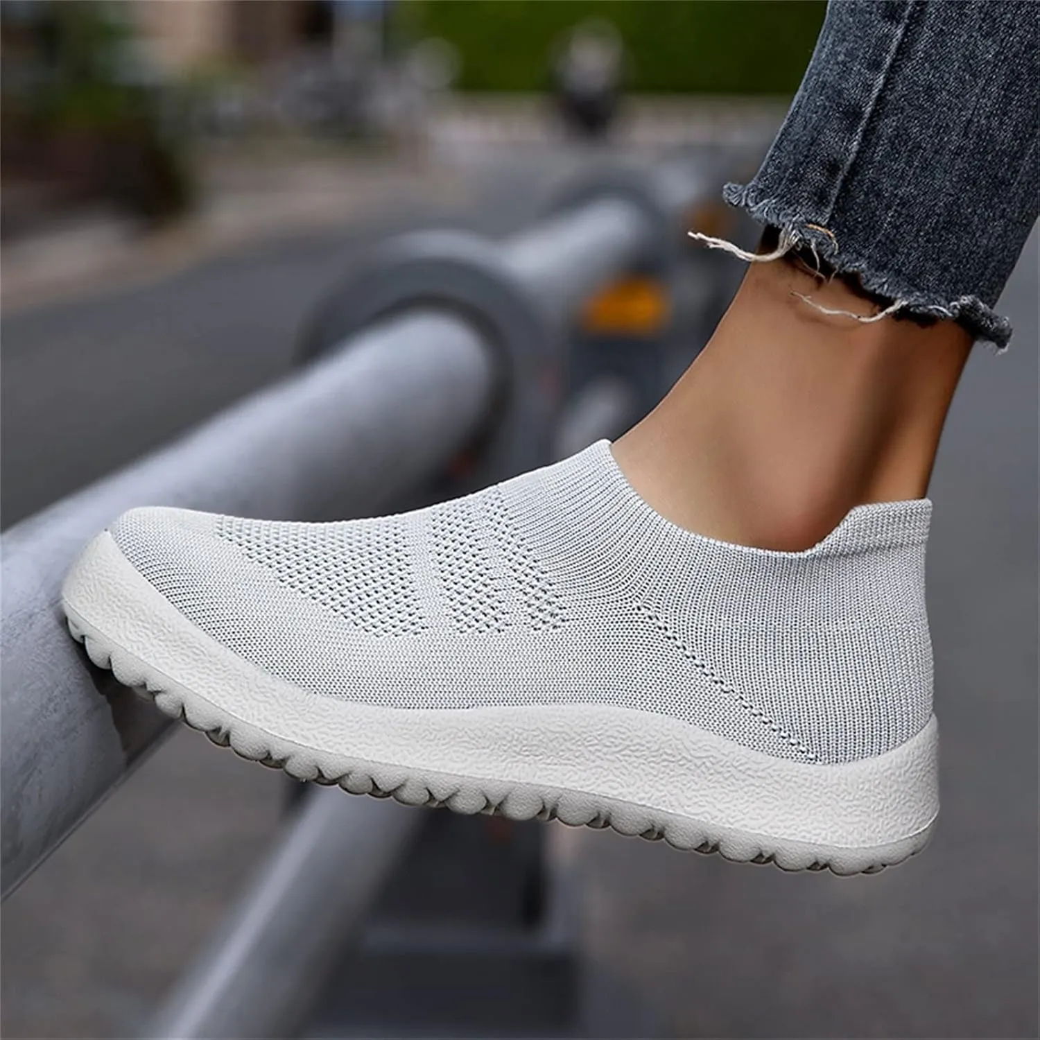 Extra Wide Women Walking Sneakers Size 8 X Wide Zapatos De Mujer para Caminar Suave Y Comodos Platform Slip On Sneakers for Women Fashion Womens Running Shoes Wide Width Women's Slip On Shoes Size 7