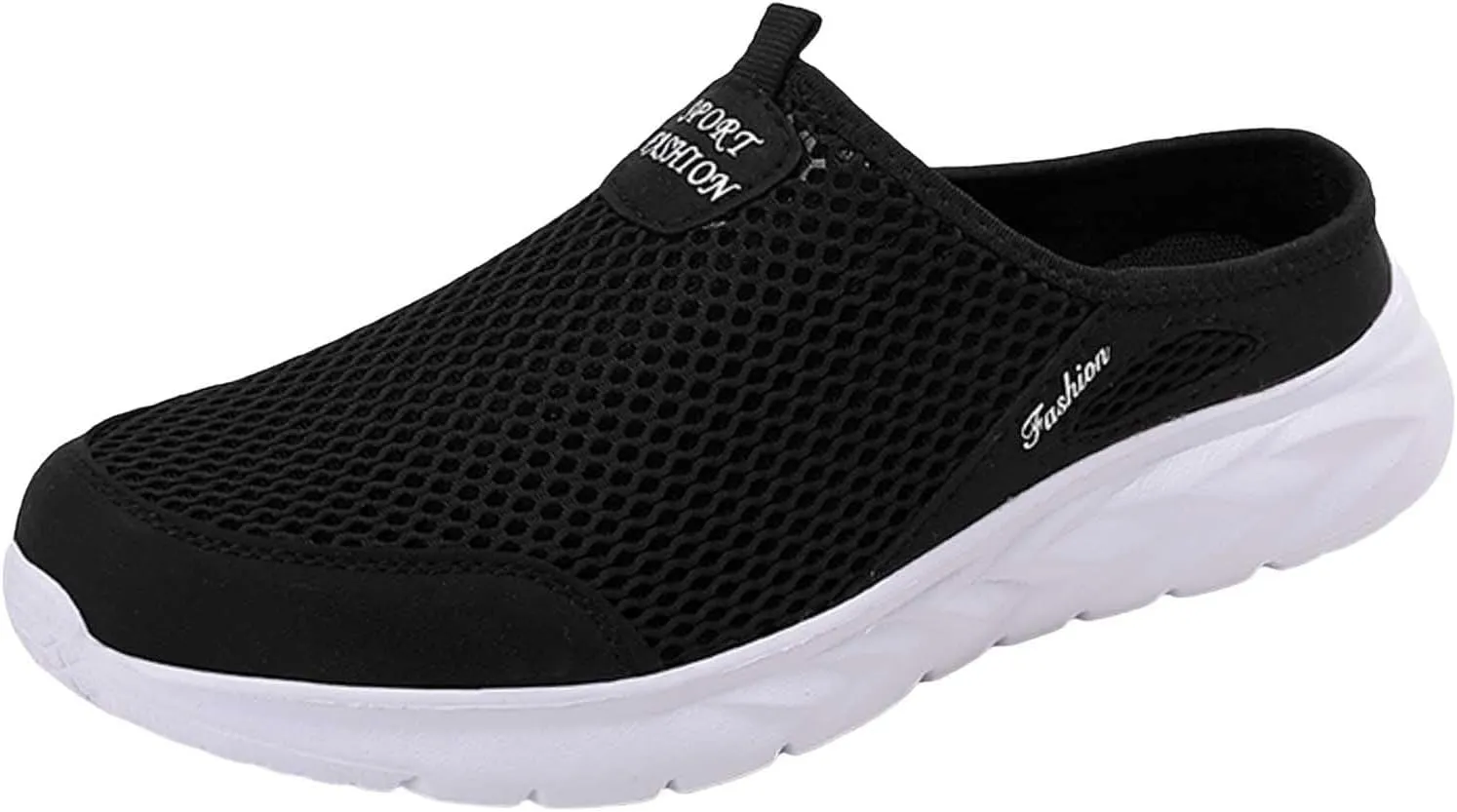 Fashion Sneaker Lace-Up Men Sports Shoes Fashion New Pattern Solid Color Simple Mesh Breathable Comfortable Flat Bottom