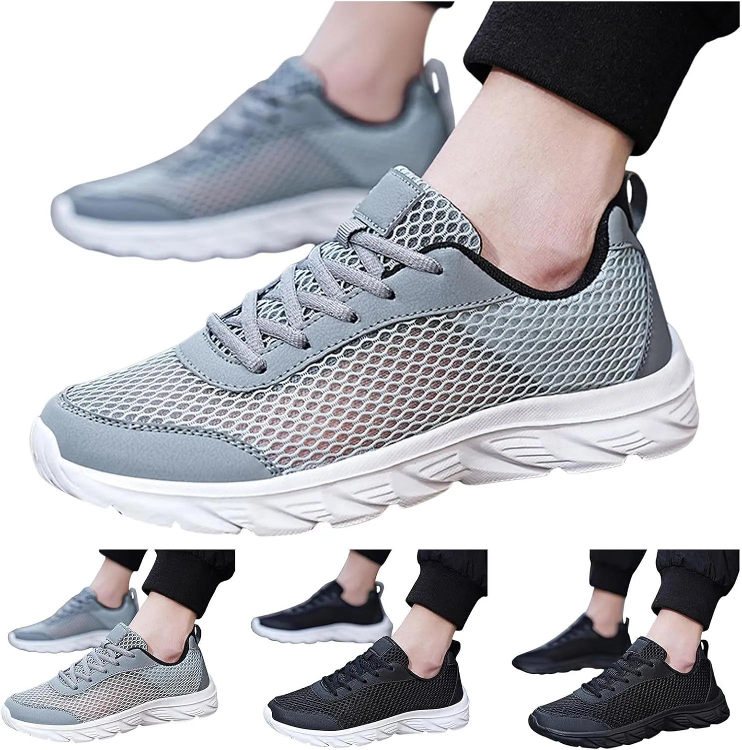 Fashion Sneakers Comfortable Men Sports Shoes Fashionable New Pattern Minimalist Couple Breathable Comfortable Mesh Non