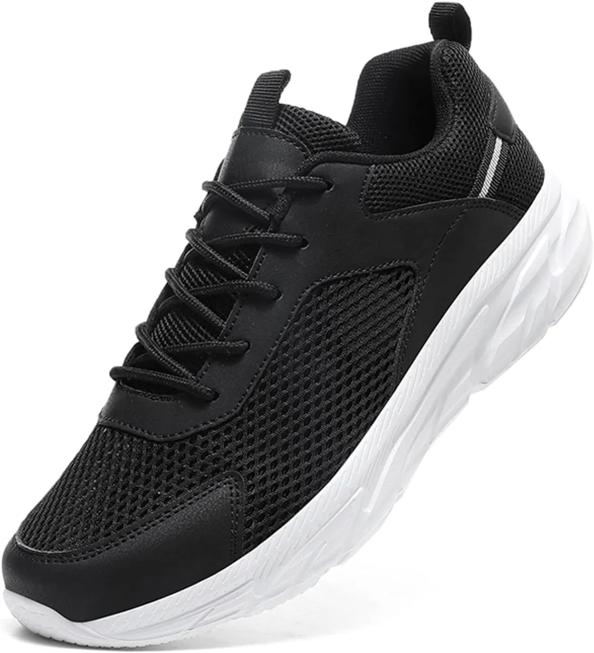 Fashion Sneakers Shoes Men Sports Shoes Fashionable and Simple Solid Color New Pattern Summer Mesh Breathable and