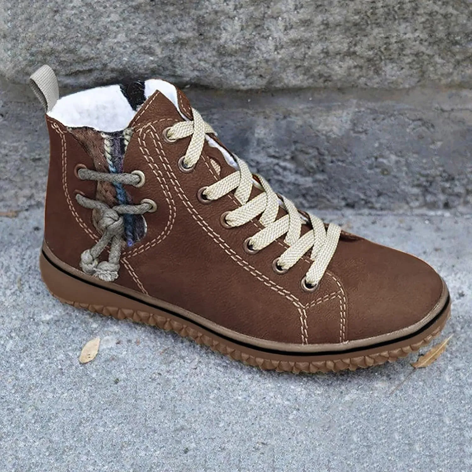 Flat Booties for Women Ankle Boot for Women Wide Woman Booties Low Heel 2024 Heel Ankle Boots Men Fall Casual Ankle Boots for Women 2024 Women's Brown Leather Ankle Boots