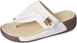 Flip Flops Dressy: Comfortable Sandals - Walking Summer Slip On Casual Bohemian Flower Thong Sandal Shoes Women Heels