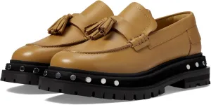 Free People Teagan Tassel Loafers for Women - Sleek Leather Upper - Lugged Platform Sole - Synthetic Outsole
