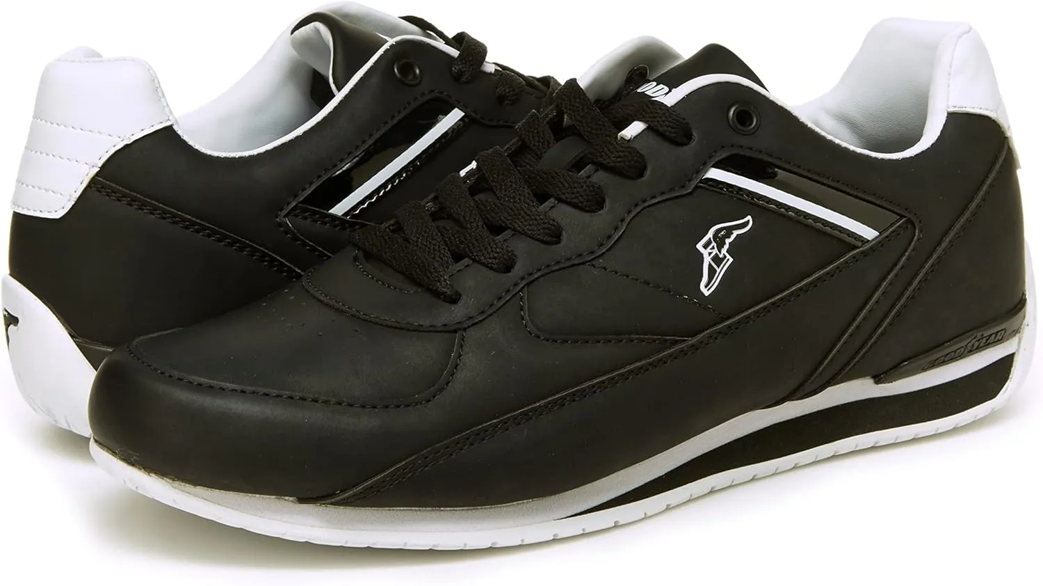 Goodyear Shift Racing Sneaker for Men, Pair, Athletic Auto Racing Footwear with Non-Slip EVA Rubber Soles, PU Leather Upper, Mesh Lining