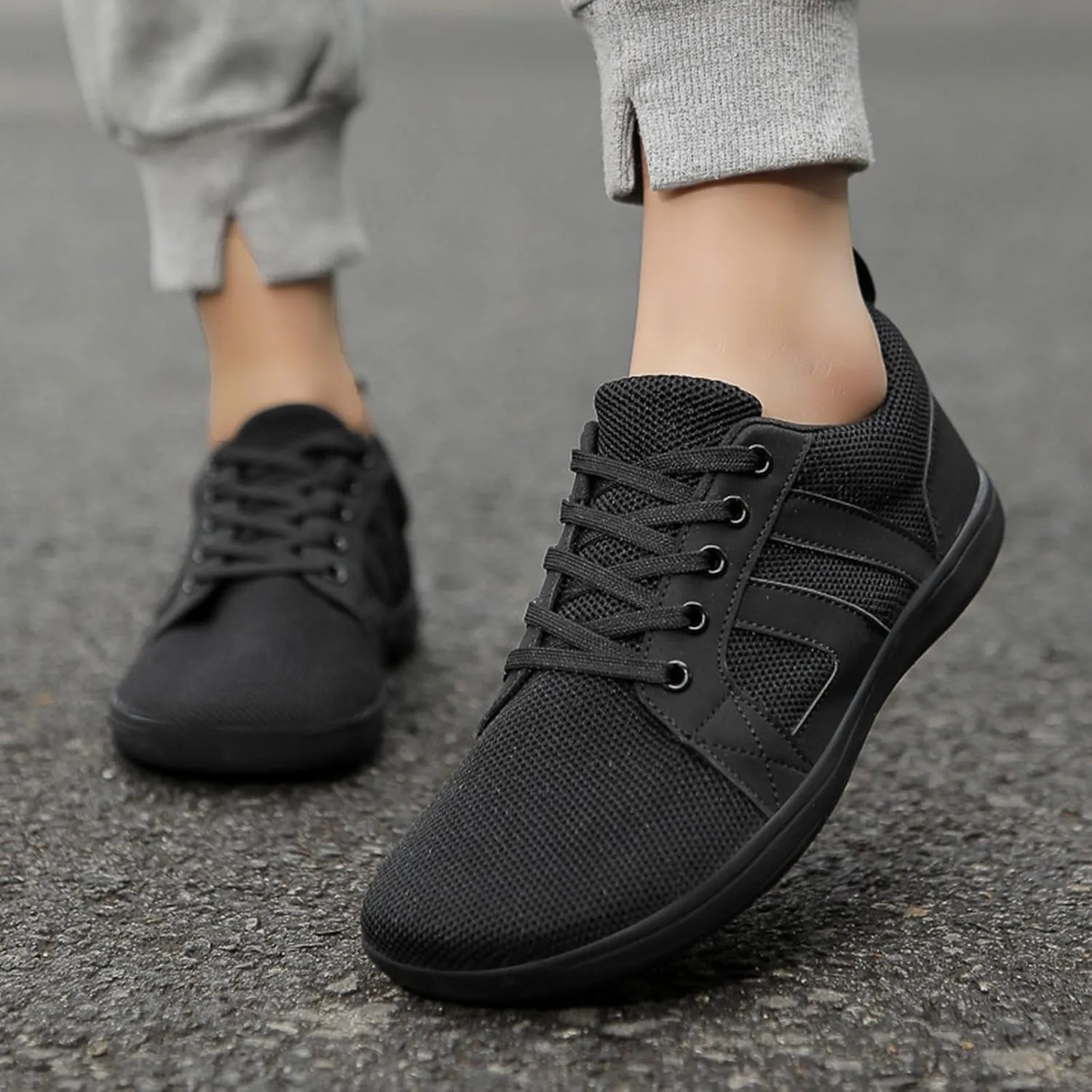IWIHMIV Mens Tennis Shoes Men's Running Shoes Lightweight Breathable Walking Shoes Non Slip Athletic Sneakers Casual Sports Shoes