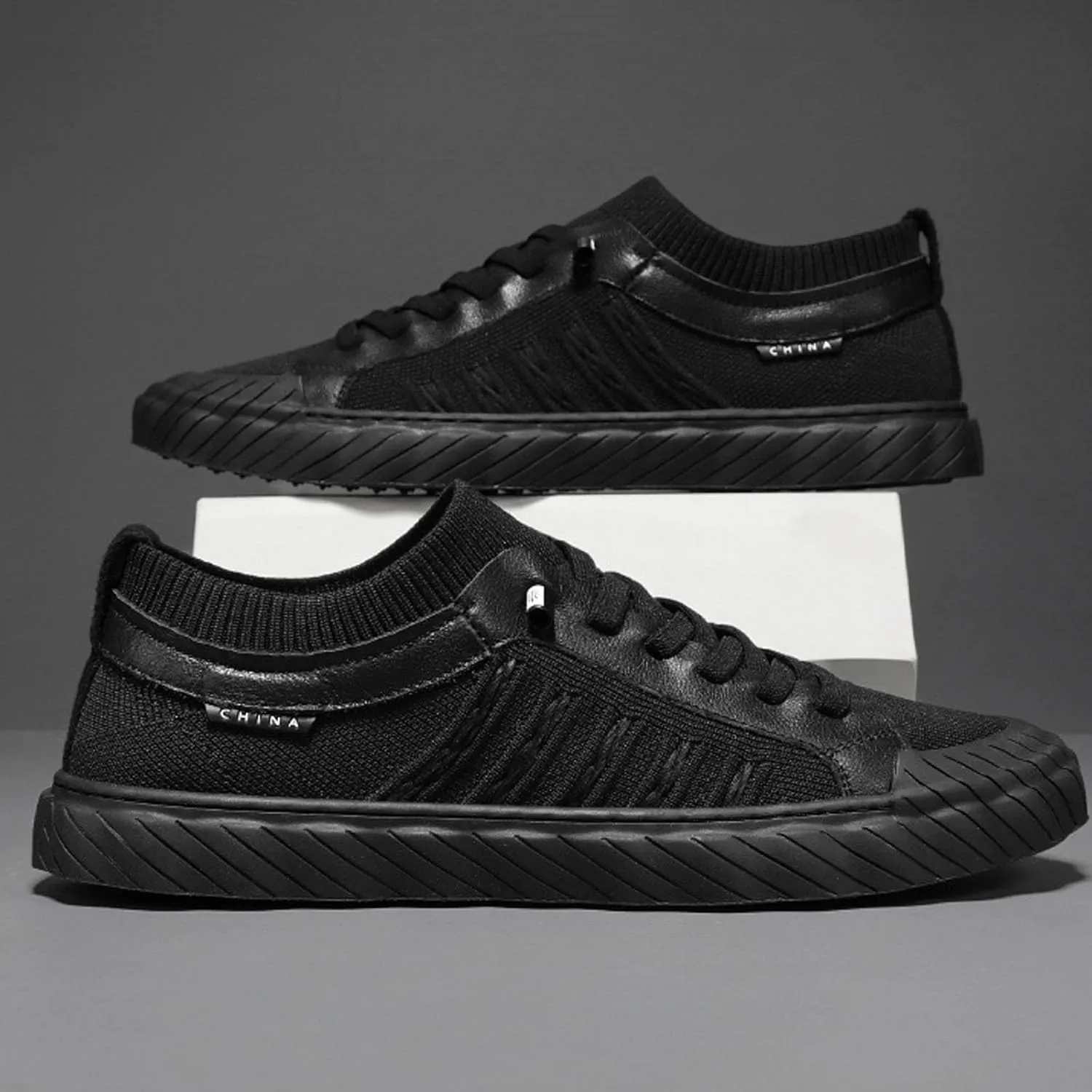IWIHMIV Mens Walking Shoes Men's Slip On Shoes Men's Fashion Sneakers Men's Casual Sports Shoes Comfortable Non Slip Sneakers