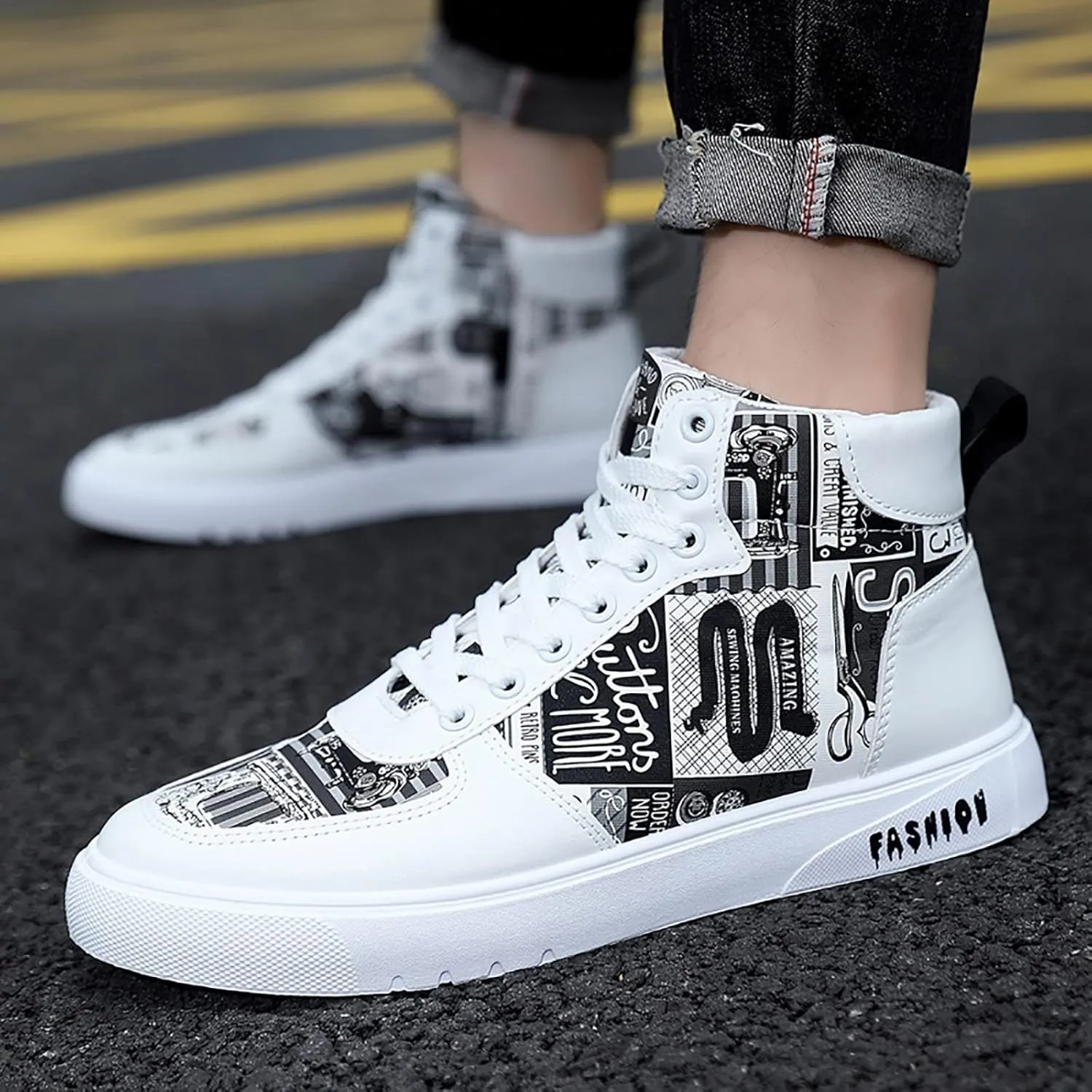 IWIHMIV Non Slip Shoes Mens Running Shoes Lightweight Breathable Running Shoes Comfortable Athletic Shoes for Men