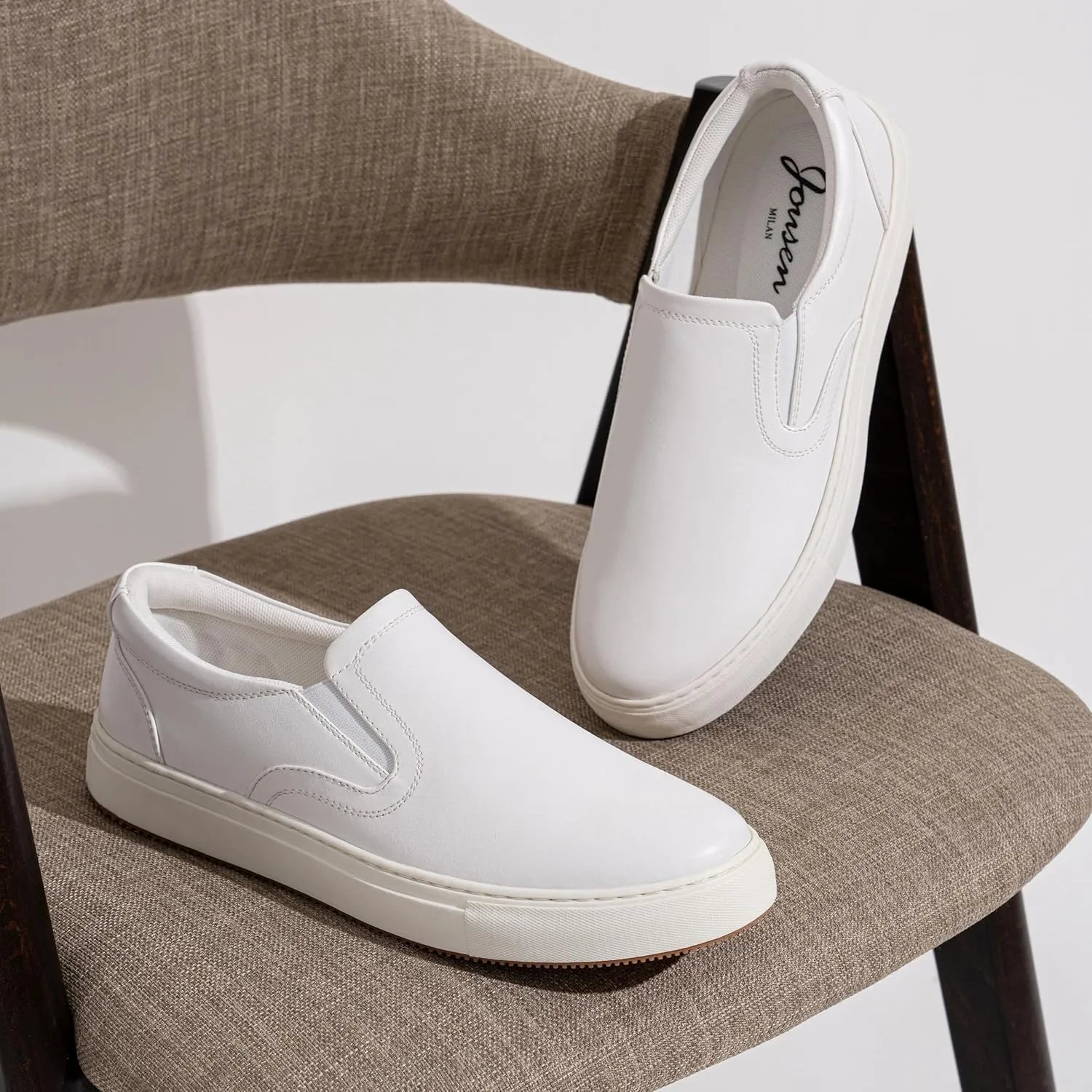 Jousen Mens Slip On Shoes Lightweight Slip On Fashion Sneakers Casual Slip On Shoes for Men