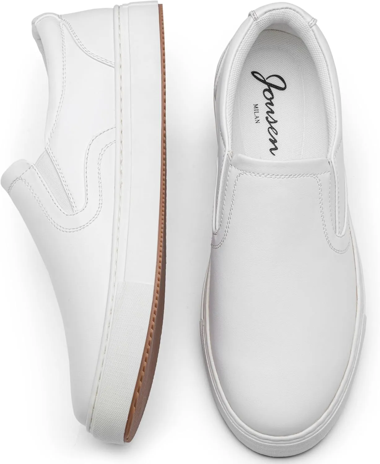 Jousen Mens Slip On Shoes Lightweight Slip On Fashion Sneakers Casual Slip On Shoes for Men