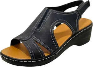Lausiuoe Hiking Sandals Women Waterproof Wide Width Lightweight Comfortable Outdoor Sport Sandals Beach Water Shoes