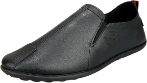 Leisure Men's Four Seasons Non Slip Flat Round Toe Breathable Slip On Lazy Leisure Shoes Athletic Shoes