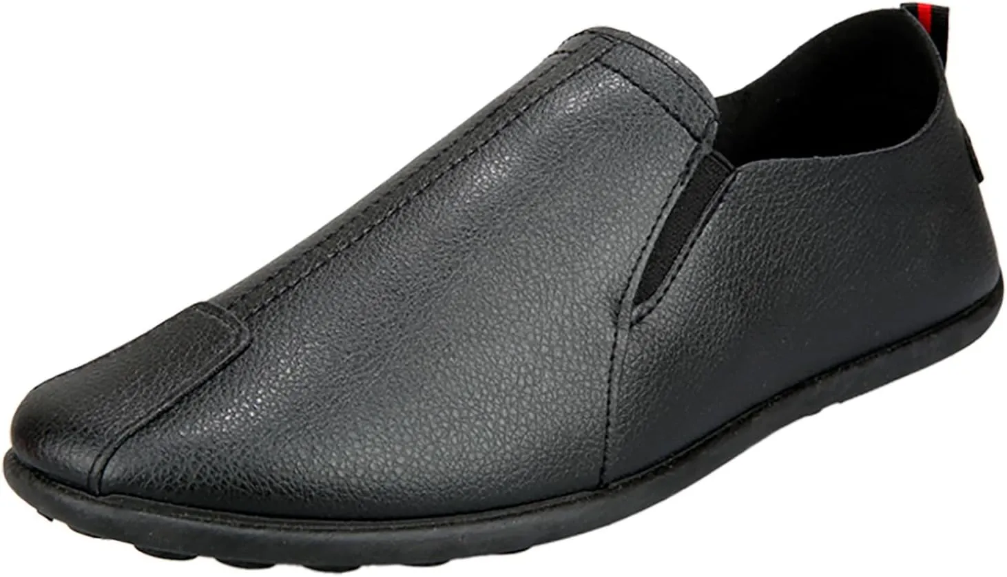 Leisure Men's Four Seasons Non Slip Flat Round Toe Breathable Slip On Lazy Leisure Shoes Athletic Shoes