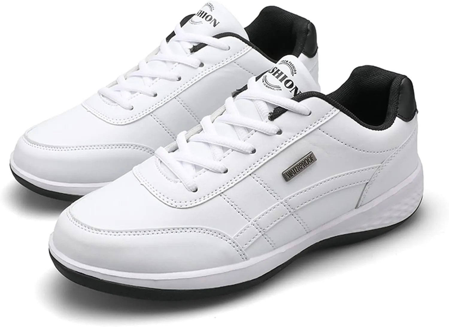 Men Walking Shoes Wide Hiking Shoes Waterproof Outdoor Work Shoes Trails Sneakers Casual Comfortable Trekking Shoes
