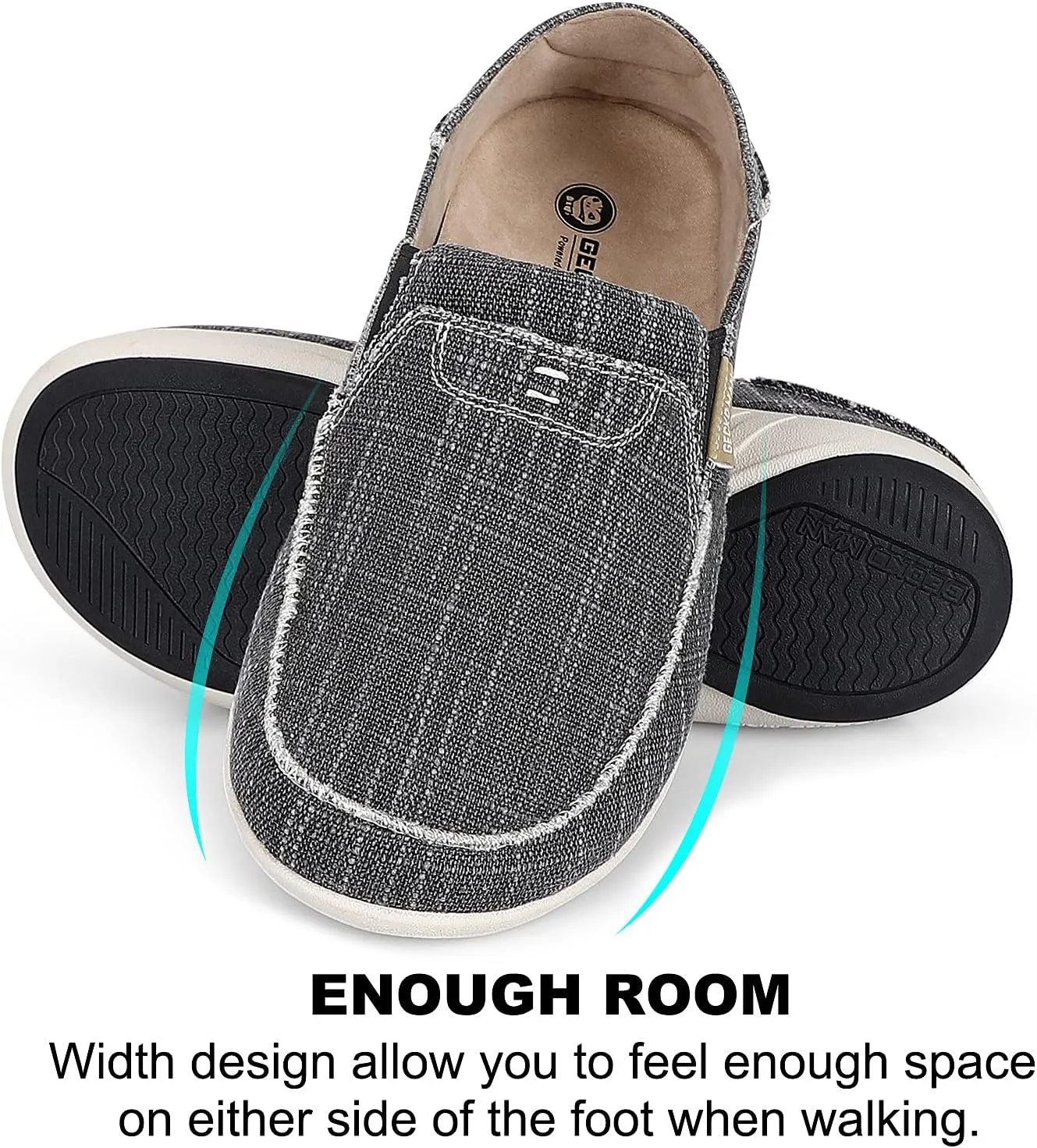 Men's Canvas Slip On Shoes
