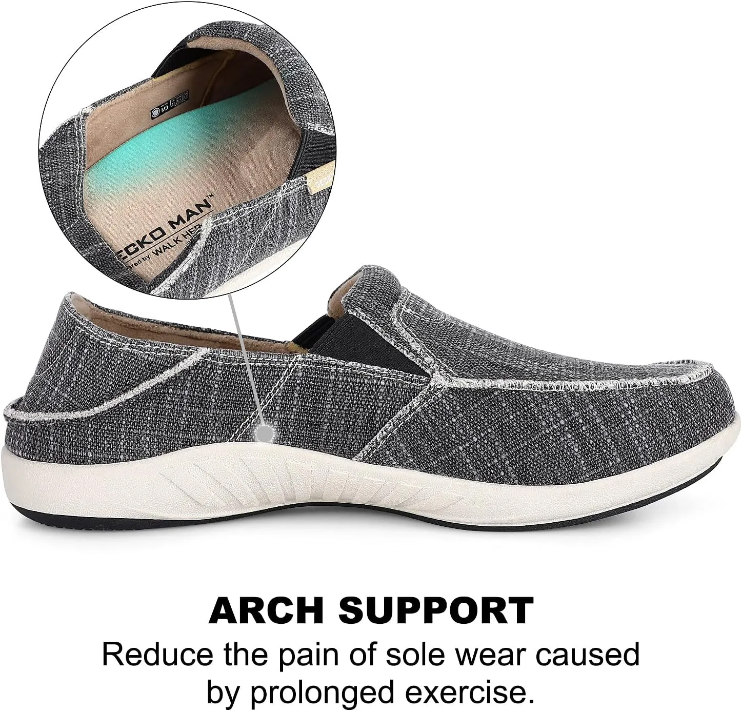Men's Canvas Slip On Shoes