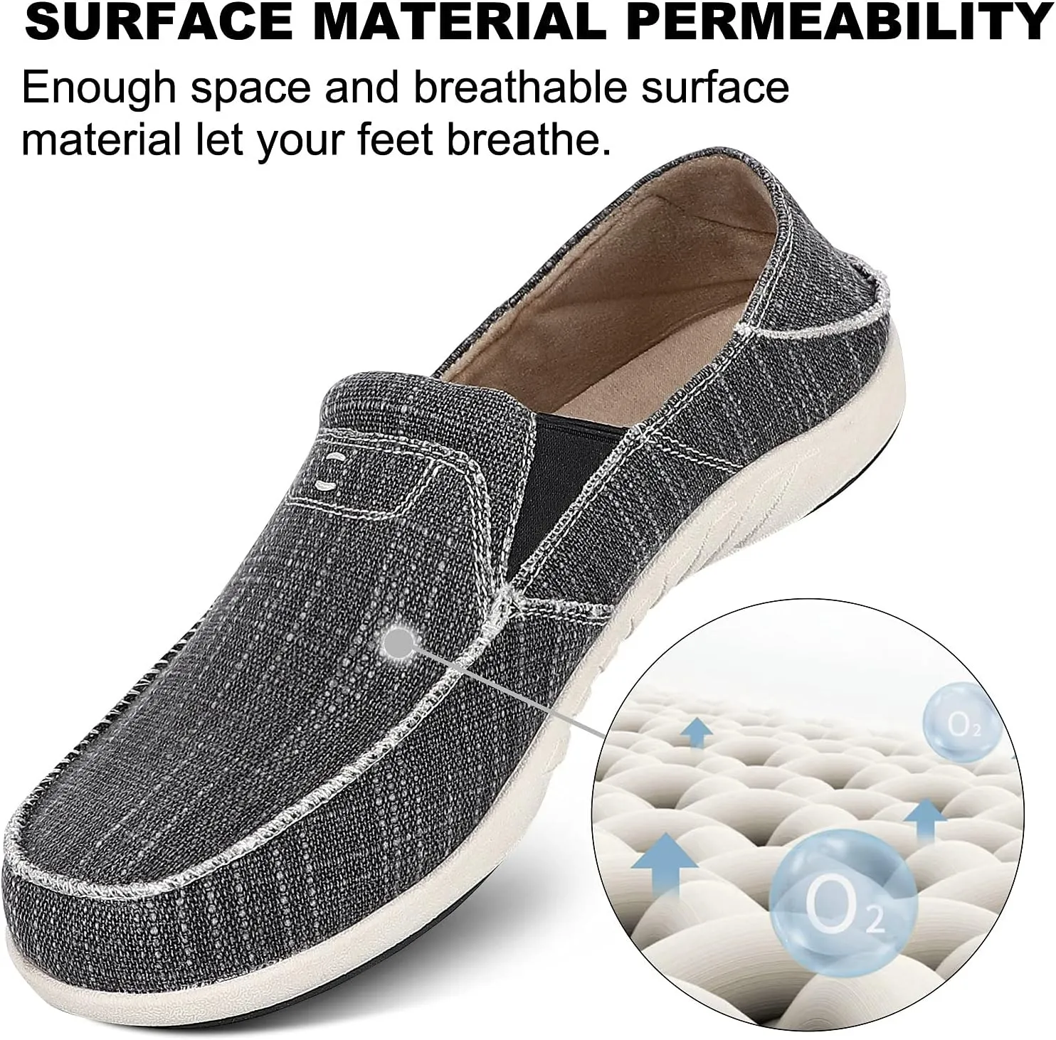 Men's Canvas Slip On Shoes
