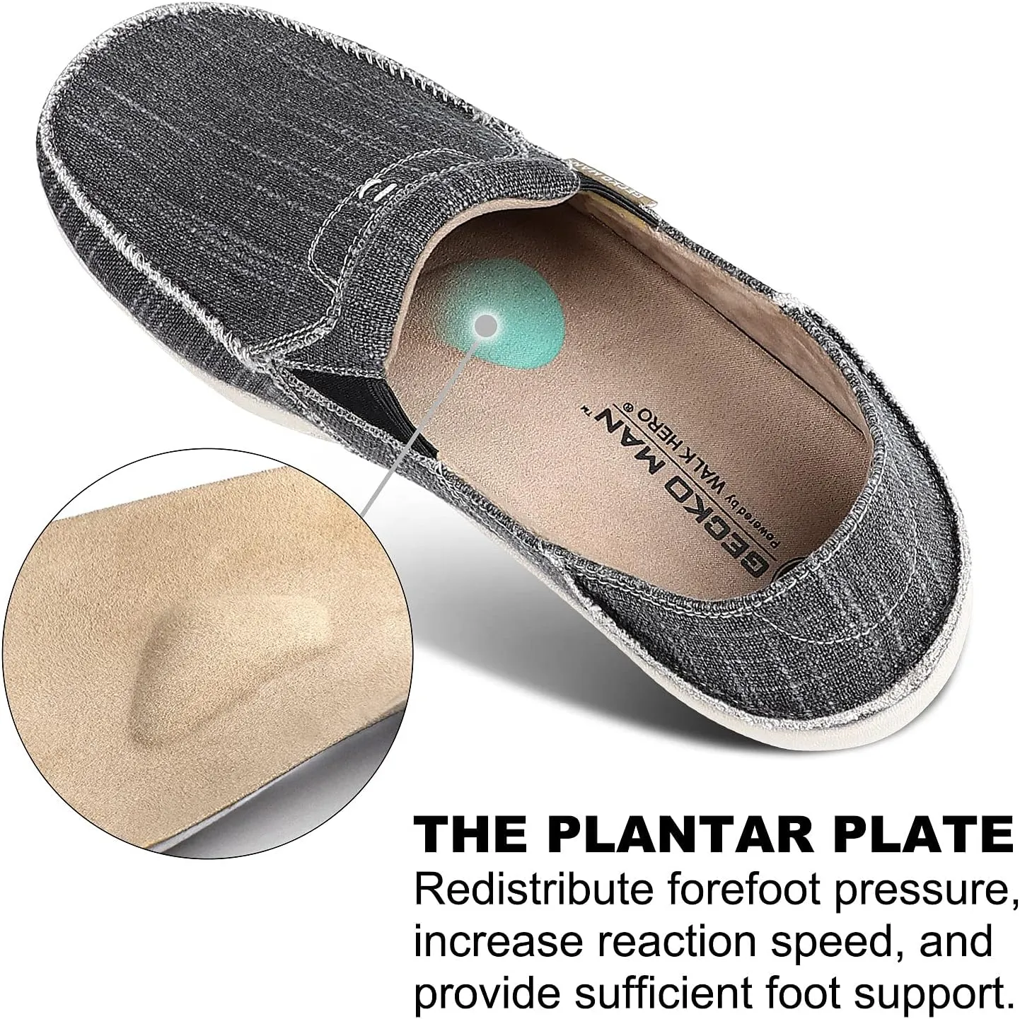Men's Canvas Slip On Shoes