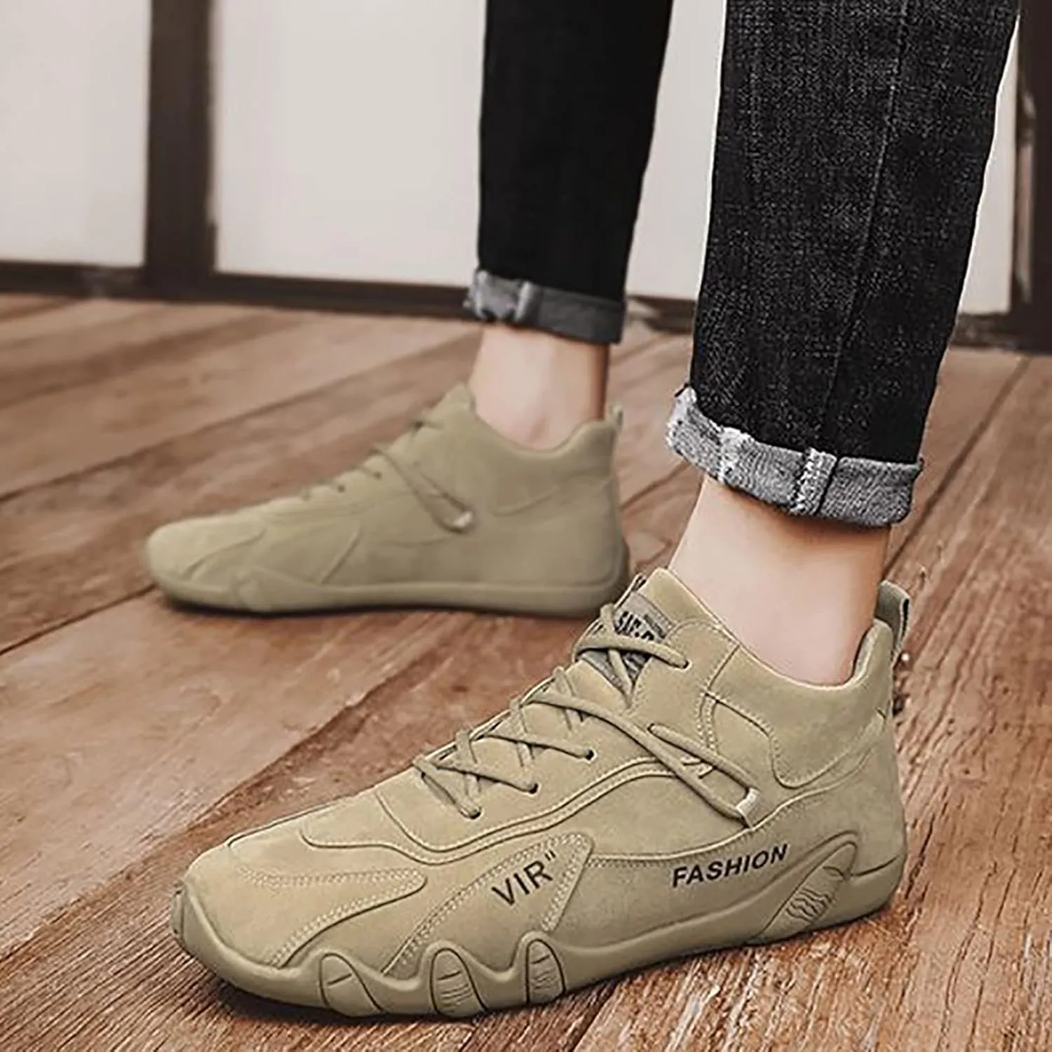 Men's Casual Slip-on Loafers Women's Fashion Sneakers Wide Width Basketball Shoes Comfortable Dressy Slip on Loafers for Women 2024 White Platform Sneakers for Women