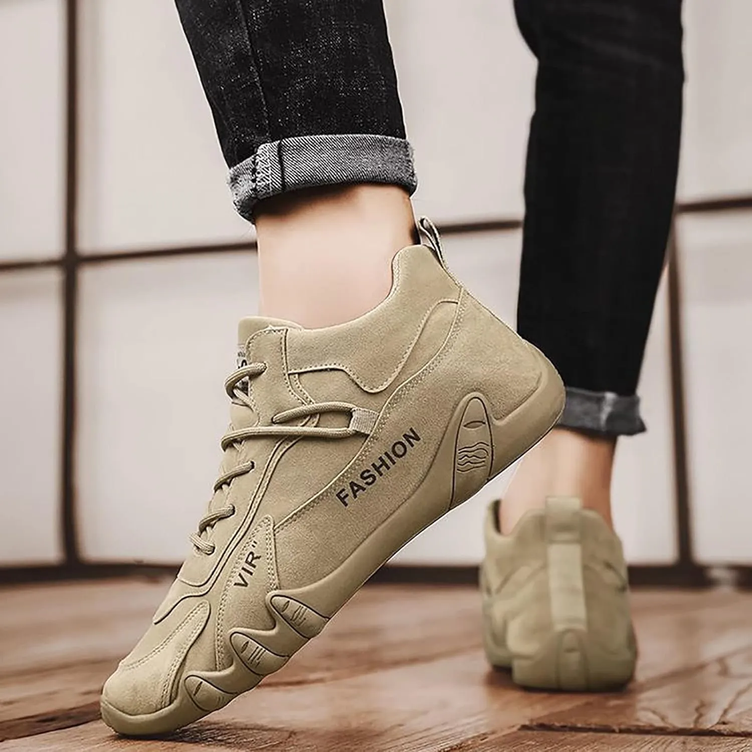 Men's Casual Slip-on Loafers Women's Fashion Sneakers Wide Width Basketball Shoes Comfortable Dressy Slip on Loafers for Women 2024 White Platform Sneakers for Women
