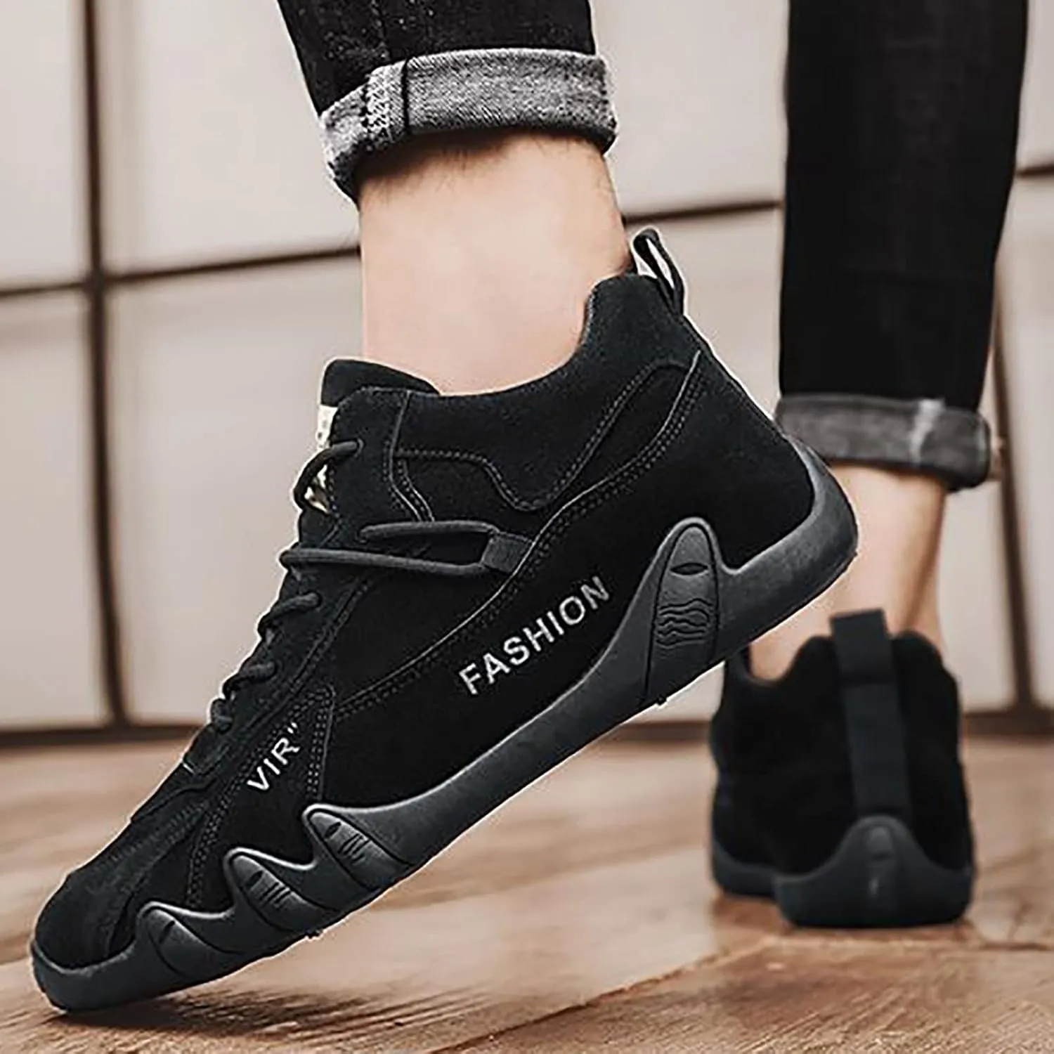 Men's Casual Slip-on Loafers Women's Fashion Sneakers Wide Width Basketball Shoes Comfortable Dressy Slip on Loafers for Women 2024 White Platform Sneakers for Women