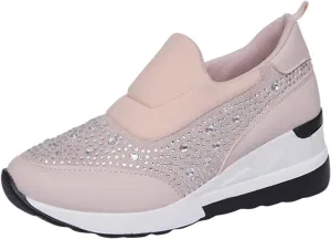 Men's Mesh Sneakers Slip On Sneakers Men White Tennis Shoes Women Wide Toe Box Trendy Casual Black Loafers Women Platform Women's Fashion Sneakers Wide Width