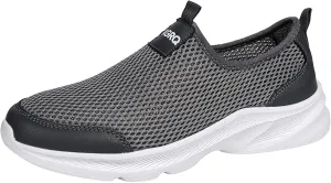 Mens Minimalist Shoes Simple Solid Color Slip-on Loafers Non Slip Recovery Shoes Lightweight Classic Sneaker