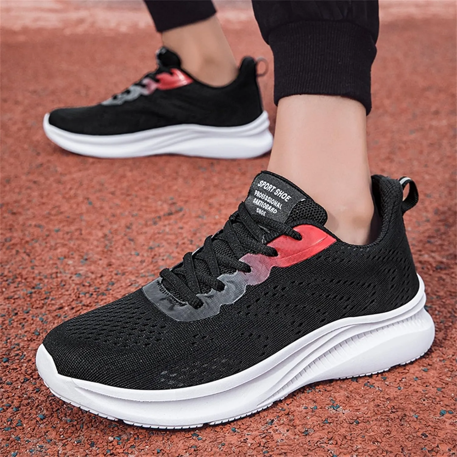 Men's Non Slip Tennis Sneakers Breathable Casual Comfortable Walking Sneaker Men's Stylish Lightweight Sneakers