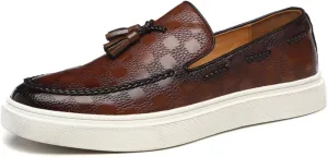 Mens Slip On Shoes Lightweight Slip On Fashion Sneakers Tassel Casual Slip On Shoes for Men