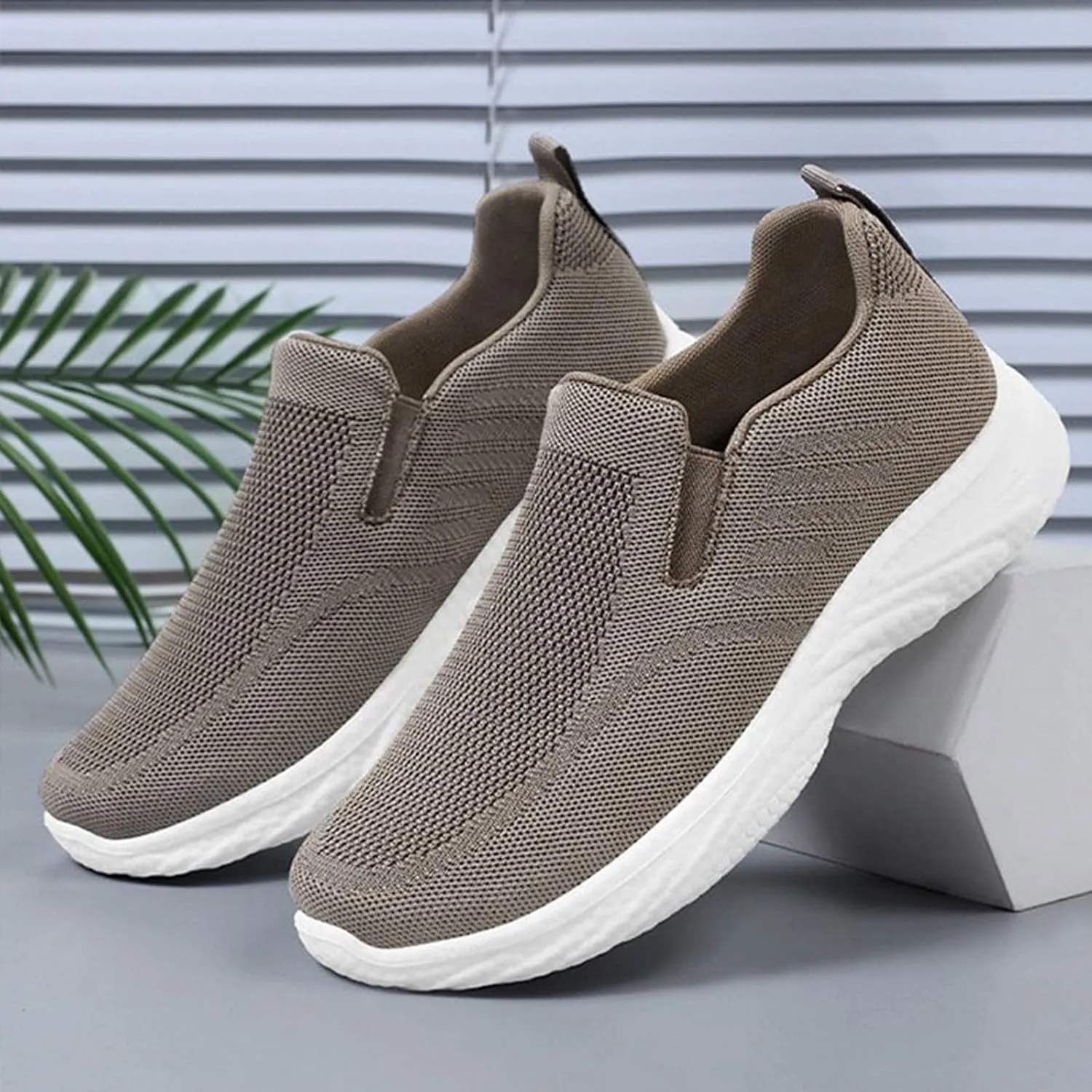 Men's Spring All Flat Soled Comfortable Lazy Slip On Couple Casual Shoes Casuals for Men