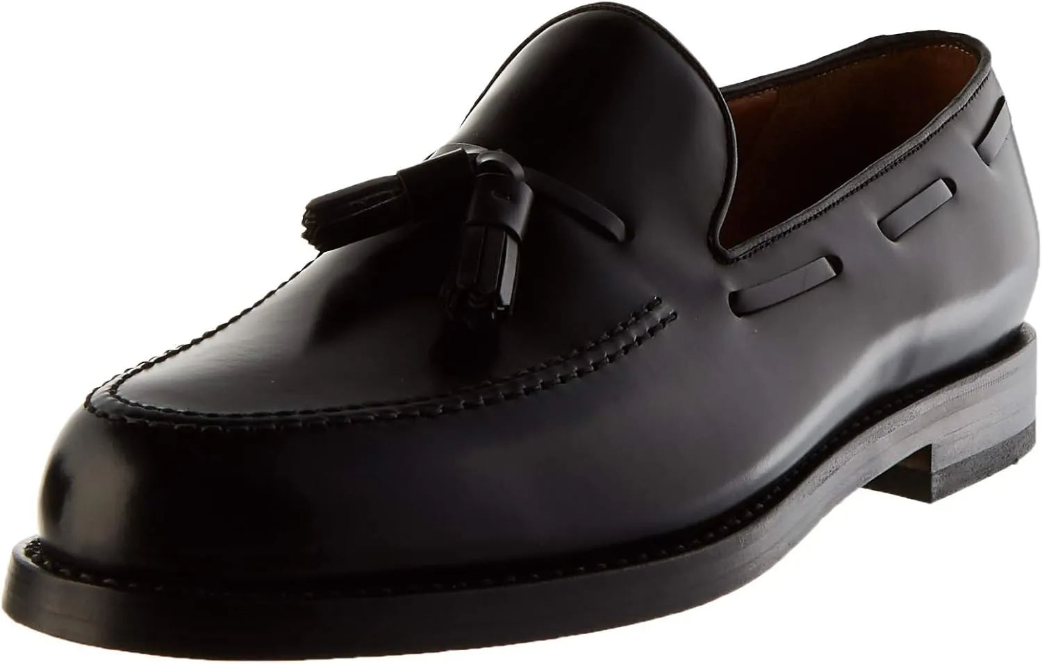 Men's^Men's L3087 Tassel Loafers, Black, 11.5