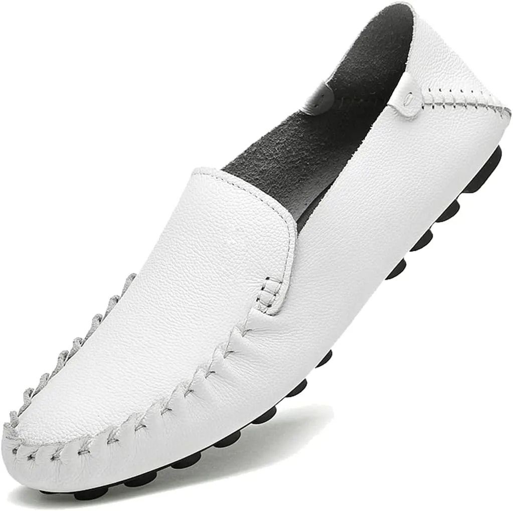 Minishion Mens Casual Loafers Soft Driving Shoes 8812#