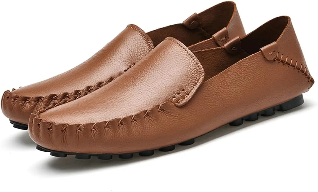 Minishion Mens Casual Loafers Soft Driving Shoes 8812#