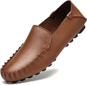 Minishion Mens Casual Loafers Soft Driving Shoes 8812#