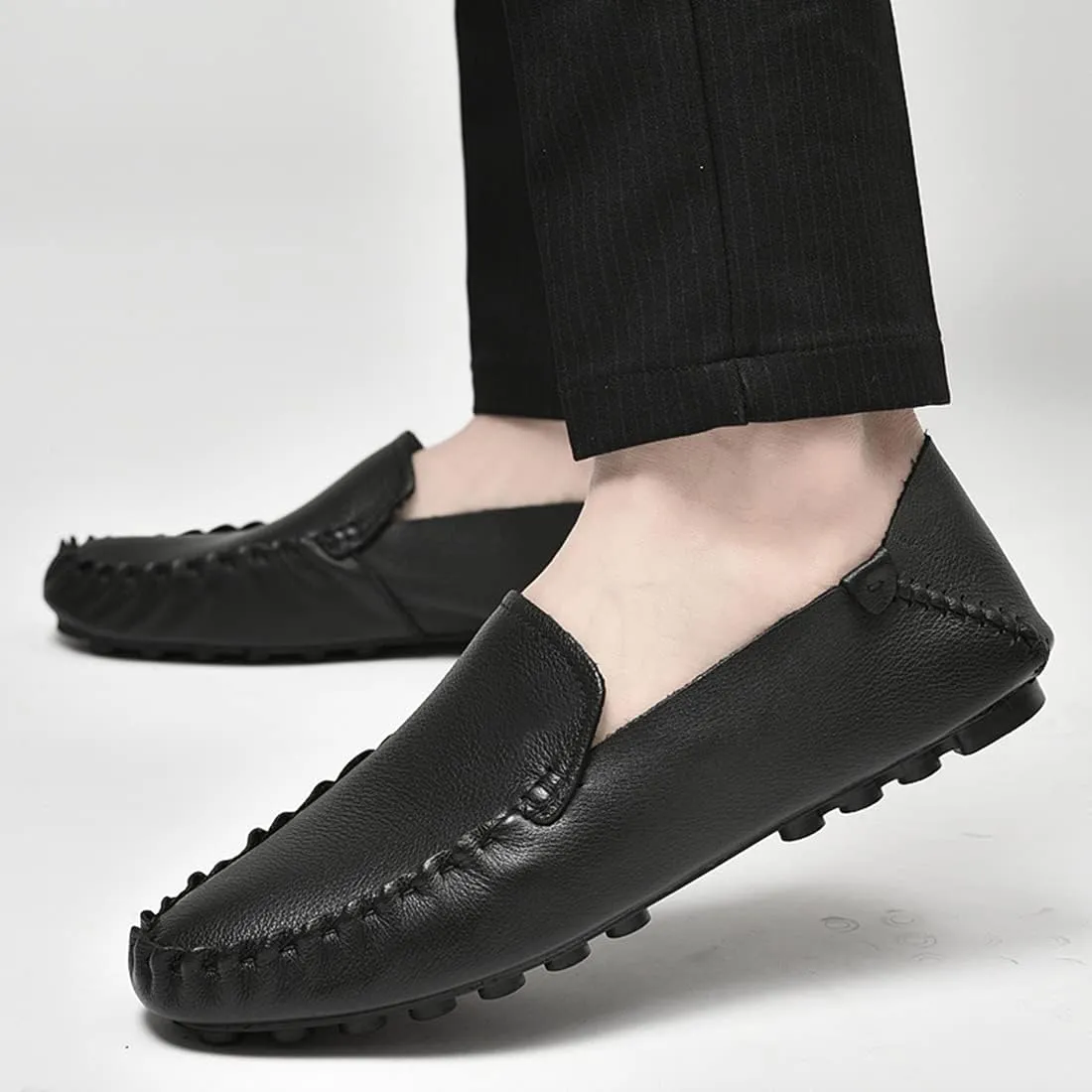 Minishion Mens Casual Loafers Soft Driving Shoes 8812#