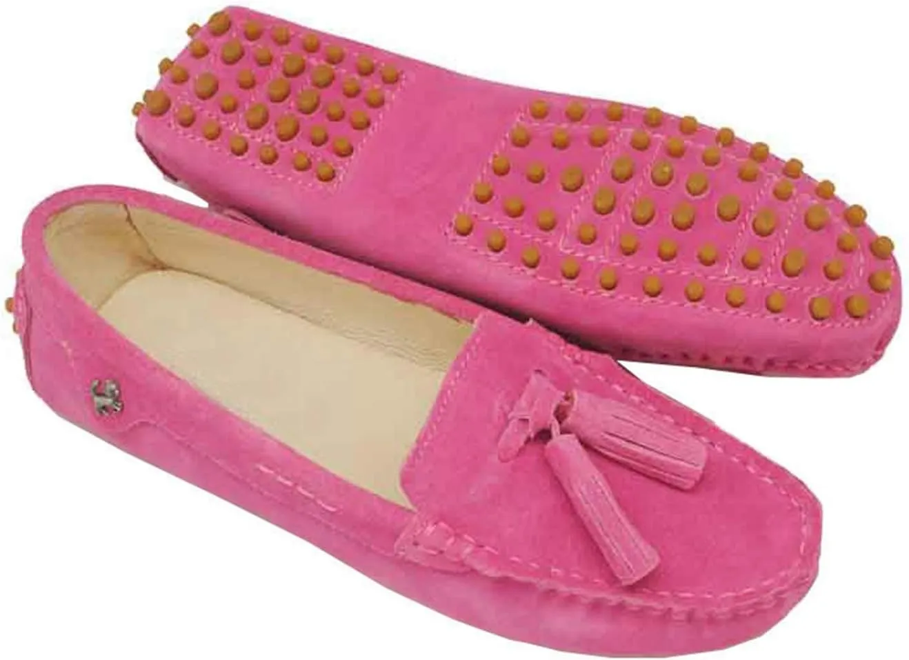 Minishion Summer Loafers for Women Tassel Driving Shoes YB96019