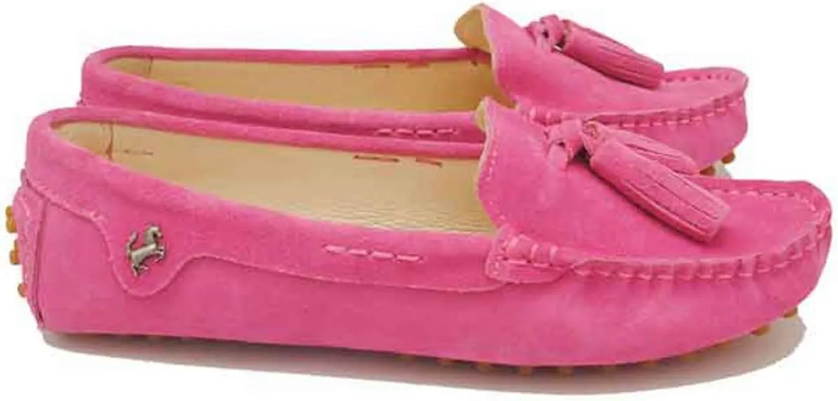 Minishion Summer Loafers for Women Tassel Driving Shoes YB96019