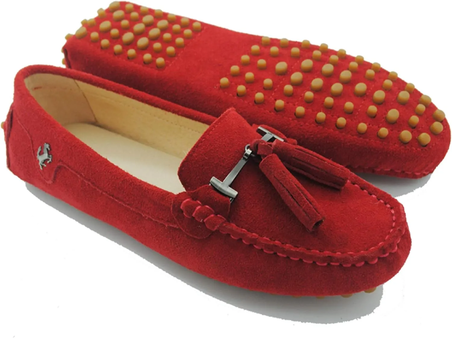 Minishion Summer Loafers for Women Tassel Driving Shoes YB96019