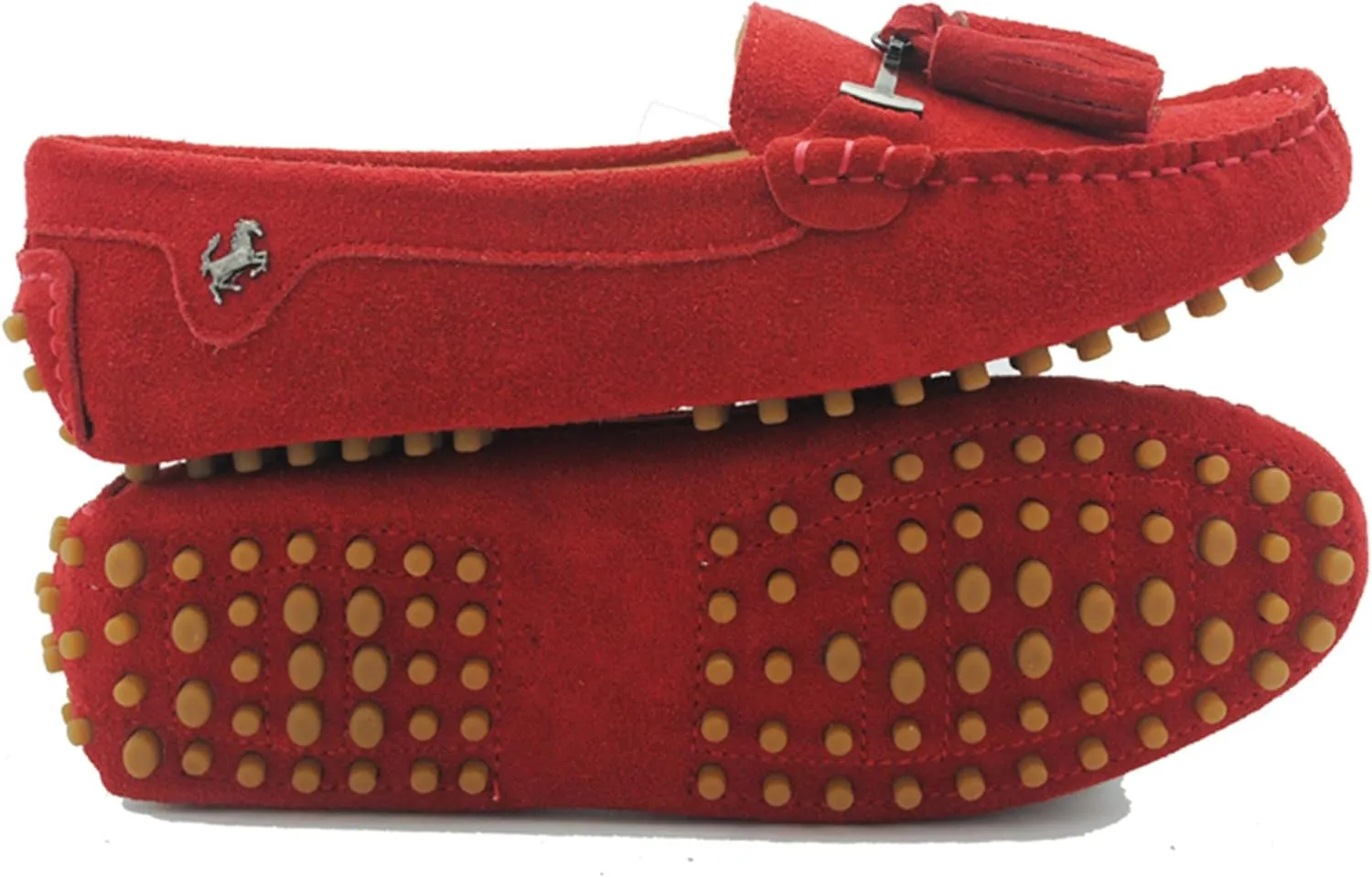 Minishion Summer Loafers for Women Tassel Driving Shoes YB96019