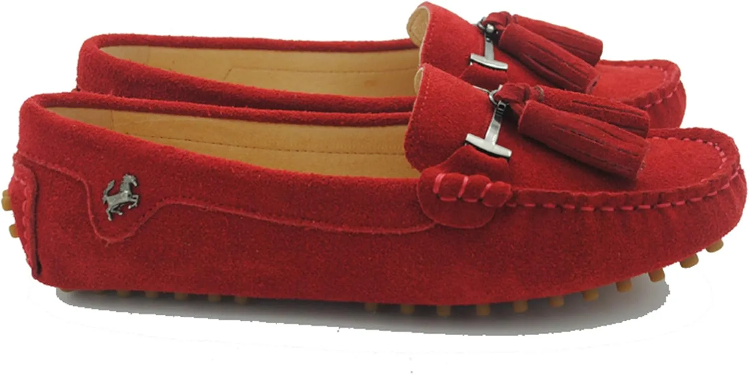 Minishion Summer Loafers for Women Tassel Driving Shoes YB96019